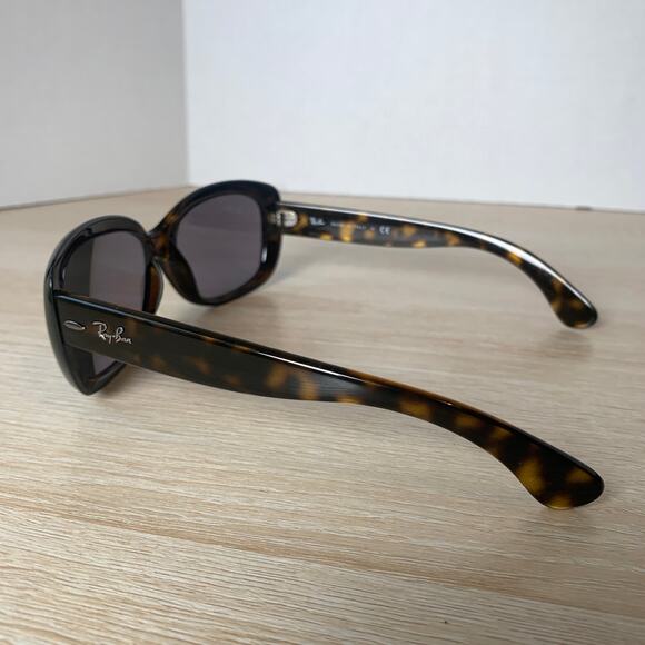 Ray-Ban JACKIE OHH RB4101 710 Cat Eye Tortoise Shell Italy FRAMES ONLY 58-17-135 - Picture 8 of 8
